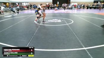125 lbs Cons. Round 3 - Ashlynn Pershing, Liberty North vs Danica Ballard, Smithville