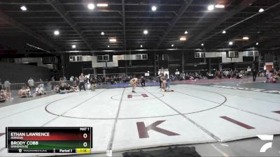 145 lbs Quarterfinal - Ethan Lawrence, Horizon vs Brody Cobb, Grindhouse