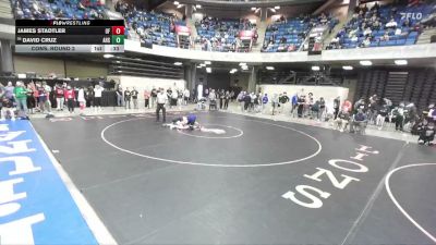 138 lbs Cons. Round 2 - David Cruz, Evanston vs James Stadtler, Oak Forest