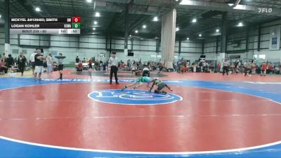 60 lbs Champ. Round 3 - Logan Kohler, East Carolina Wrestling Academ vs Mckyel &#129482; Smith, Darkhorse Wrestling