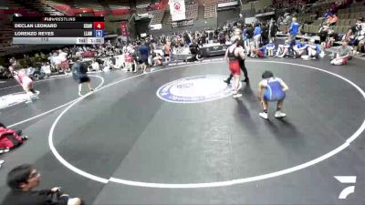 113 lbs Declan Leonard, SAWA - Sacramento Area Wrestling Association vs Lorenzo Reyes, LAWA - Los Angles Wrestling Association