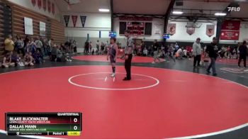 Quarterfinal - Blake Buckwalter, Lewis County Youth Wrestling vs Dallas Mann, Keokuk Kids Wrestling Club