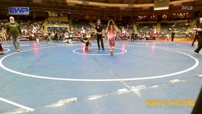 100 lbs Semifinal - Bella Reyes, Scotsmen Wrestling Club vs Madelyn Medrano, Springdale Elite Wrestling Club