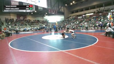 5A 138 lbs Quarterfinal - Noah Madrid, Jacksonville vs Rhett Holloway, Greenwood