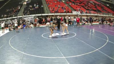 130 lbs Champ. Round 4 - Rebel Montanez vs Safirah Ladore, Hawaii