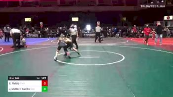 69 lbs Semifinal - Beckhem Fields, Team Texas vs Jayden Mattern Badillo, Bison WC