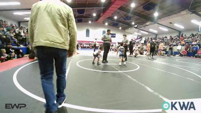 46 lbs Round Of 16 - Cody Hawkins, HURRICANE WRESTLING ACADEMY vs Theodore Everett, Bartlesville Wrestling Club