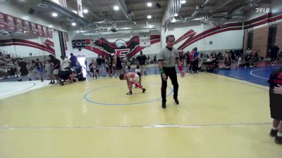 70 lbs Quarterfinal - Jaysih Bostick, Ridgecrest Wrestling vs Theodore Sanchez, Riverside Rascals