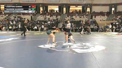 115 lbs Cons. Round 1 - Makenzie Saunders, Dundalk vs Josephine Gamero, Eastern Technical