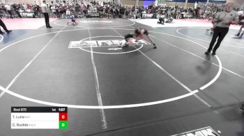 82 lbs Round Of 16 - Teagan Luna, Mat Sense vs Cade Ruckle, Gold Rush Wr Acd