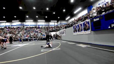 43 lbs Round Of 16 - Hudson Lemaire, Boneyard Wrestling Academy vs Ladd O'Neal, CCYO Youth Wrestling Club