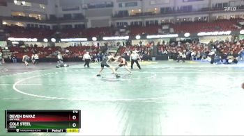 170 lbs Cons. Round 3 - Cole Steel, Kuna vs Deven Davaz, Owyhee