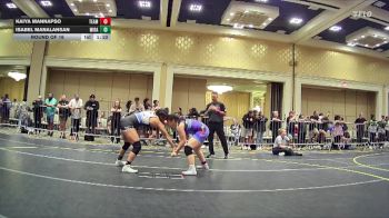 145 lbs Round Of 16 - Kaiya Mannapso, Team Bc vs Isabel Manalansan, Mira Mesa HS