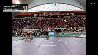 5A 144 lbs Quarterfinal - Gabriel Costanza, Bishop Kelly vs Tucker Arthur, Minico