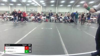 100 lbs Round 6 (10 Team) - Gabe DeFreitas, Wolfpack WC vs Evan Jackson, Rebellion