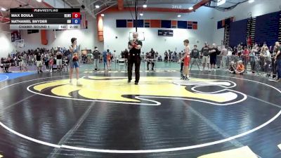 105 lbs Champ. Round 1 - Max Boula, Red Lion Wrestling Club vs Nathaniel Snyder, NOVA WC
