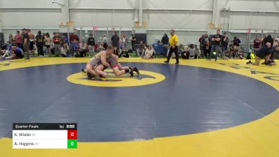 O-220 lbs Quarterfinal - Kael Wisler, MI vs Andrew Higgins, OH