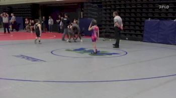 56 lbs Semifinal - Savannah Troutman, Elizabethville, PA vs Liliana Gaskill, Harrisburg, PA