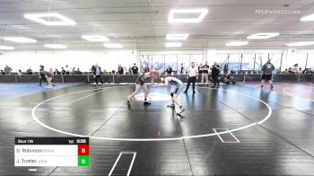 130 lbs Consi Of 4 - Dominic Robinson, Brigade Wrestling Club vs Jared Trotter, Johnston