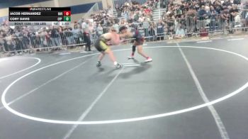 165 lbs Round Of 128 - Jacob Hernandez, Riverside Rascal vs Cory Davis, CFP Wrestling