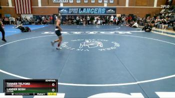 126 lbs Semifinal - Tanner Telford, Corner Canyon vs Lander Bosh, Layton