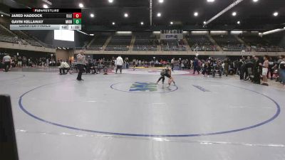 95 lbs Quarterfinal - Jared Haddock, Ellendale vs Gavin Kellaway, Middle Township