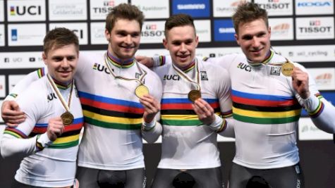 Britain Storm To Men's Team Pursuit Gold At Worlds