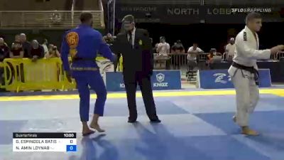 GUSTAVO ESPINDOLA BATISTA vs NISAR AMIN LOYNAB 2020 Pan Jiu-Jitsu IBJJF Championship