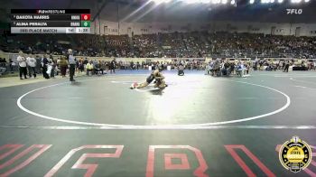 G6A-100 lbs 3rd Place Match - Dakota Harris, Union-Girls vs Alina Peralta, Broken Arrow-Girls