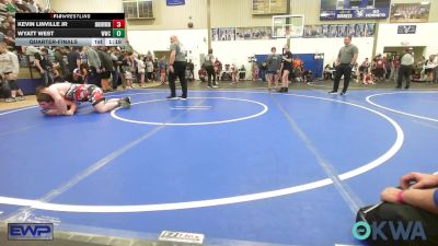 Quarterfinal - KEVIN LINVILLE Jr, Skiatook Youth Wrestling vs Wyatt West, Woodland Wrestling Club