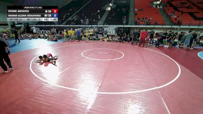 60 lbs Stone Artates, Hawaii 12U Boys vs Hawaii Aloha Kekahuna, Montana 12U Boys