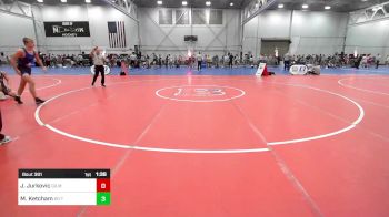 152A lbs Quarterfinal - John Jurkovic, Gilman vs Mason Ketcham, Kd Training Center