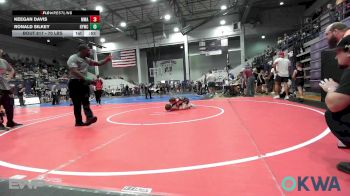 70 lbs Rr Rnd 3 - Keegan Davis, Morris Wrestling Association vs Ronald Silkey, Hilldale Youth Wrestling Club