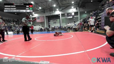 70 lbs Rr Rnd 3 - Keegan Davis, Morris Wrestling Association vs Ronald Silkey, Hilldale Youth Wrestling Club