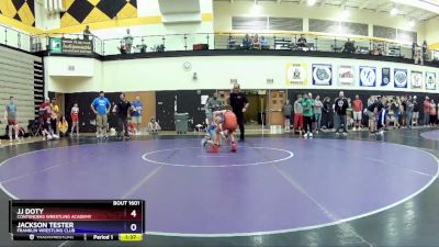 110 lbs Champ. Round 1 - Jj Doty, Contenders Wrestling Academy vs Jackson Tester, Franklin Wrestling Club