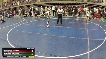 76 lbs 5th Place Match - Piper Gustafson, Badlands Elite vs Kynzlee Halgren, Iron County Wrestling Academy