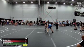 144 lbs Round 4 (8 Team) - Kile Hartman, BC Predators vs Elijah Hill, Clinic Wrestling