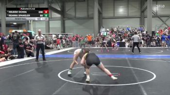 110 lbs Semifinal - Reanna Spangler, Maize vs Keleigh Ochoa, Smith County Wrestling Club
