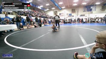 37 lbs Rr Rnd 2 - Kase Zappone, Barnsdall Youth Wrestling vs Sebastian Summitt, Newkirk Takedown Club