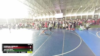 45 lbs Quarterfinal - Axton Diaz, Roy Wrestling Club vs Morgan Merkley, Uintah Wrestling