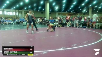 138 lbs Round 4 (6 Team) - Sean Oser, Team Misfits vs Brock Gunnels, Level Up