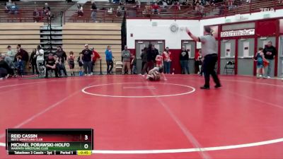 67-73 lbs Cons. Round 3 - Reid Cassin, Reitz Wrestling Club vs Michael Porawski-Holford, Warpath Wrestling Club