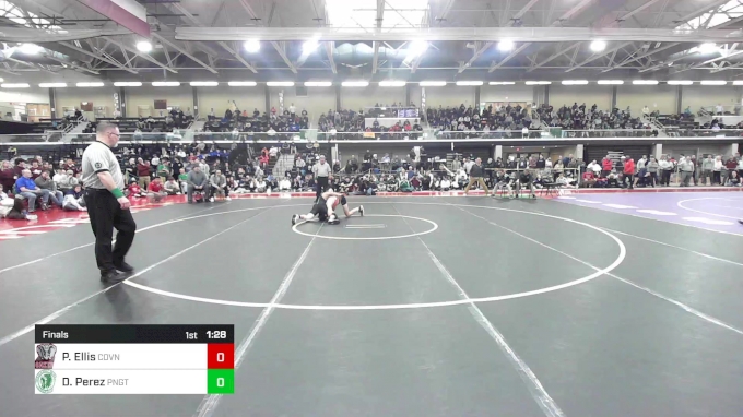 120 lbs Final - Peyton Ellis, Coventry vs David Perez, Ponaganset