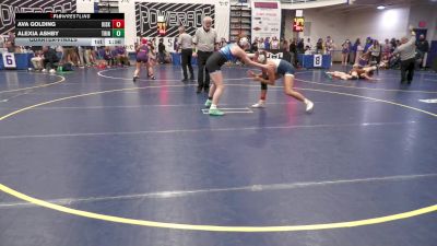 142 lbs Quarterfinal - Ava Golding, Kiski Area vs Alexia Ashby, Trinity