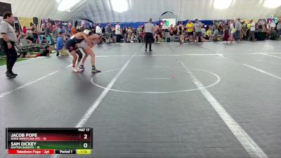 96 lbs Round 7 (8 Team) - Sam Dickey, Dayton Bandits vs Jacob Pope, Noke Wrestling RTC