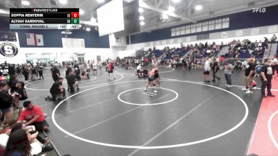 170 lbs Cons. Round 2 - Soffia Renterin, Eastvale Elite vs Alyiah Sandoval, Santa Ana