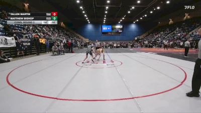 3 - 126 lbs Cons. Round 2 - Matthew Bishop, Fluvanna County vs Tallen Martin, Turner Ashby