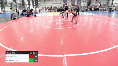 110 lbs Round Of 16 - Peaglor Logan, All American Wrestling Club vs Matthew Marenco, Rebellion Uprising