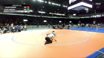 Girls 110 lbs Cons. Round 2 - Zowie Lehecka, Hockinson (Girls) vs Jillian Werner, Stadium (Girls)