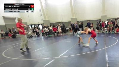 88 lbs Quarterfinal - Deegan Schofield, Evanston Elite vs Lincoln Wilson, Sanderson Wrestling Academy